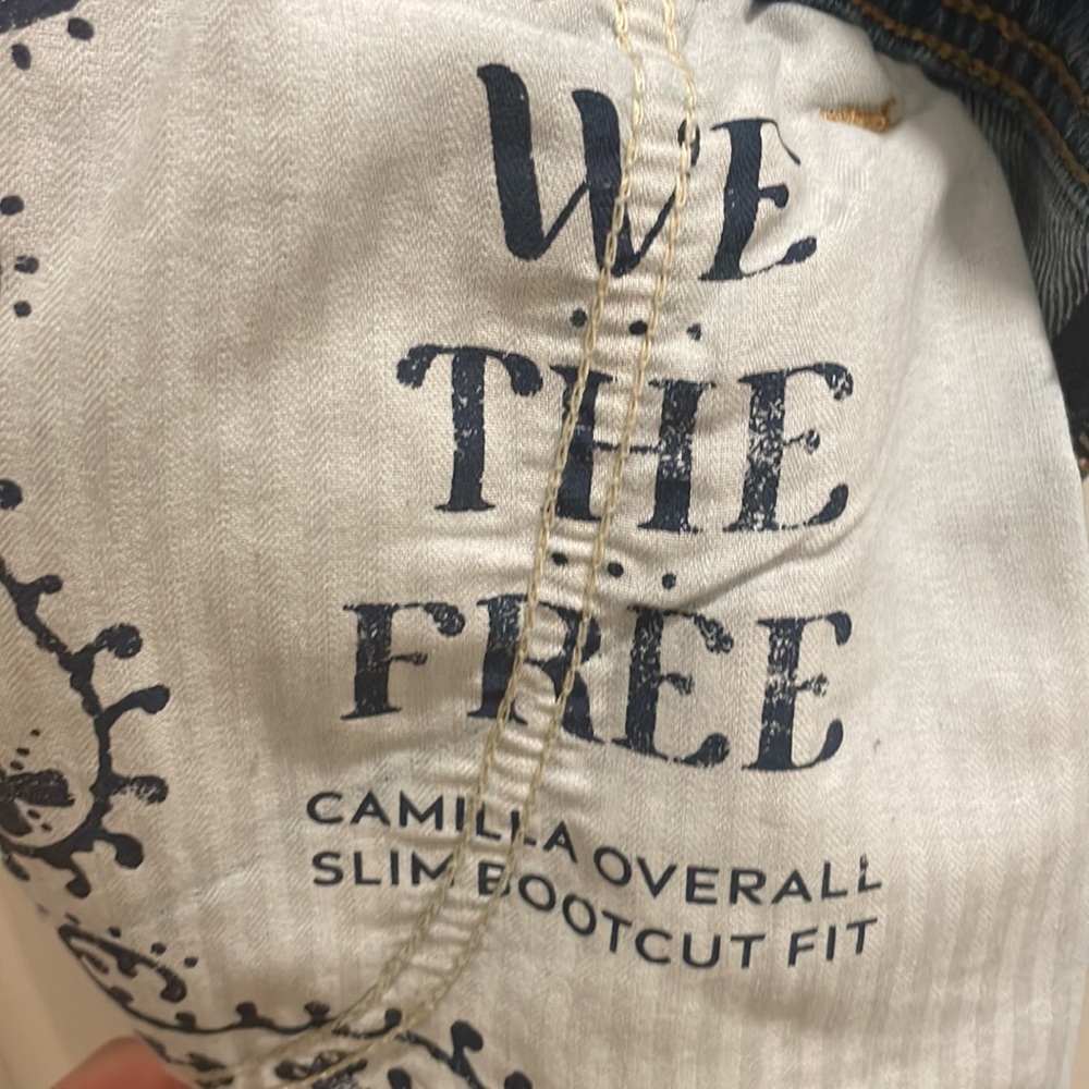Free people Camilla Overalls Slim Boot Fit XL - Picture 5 of 7